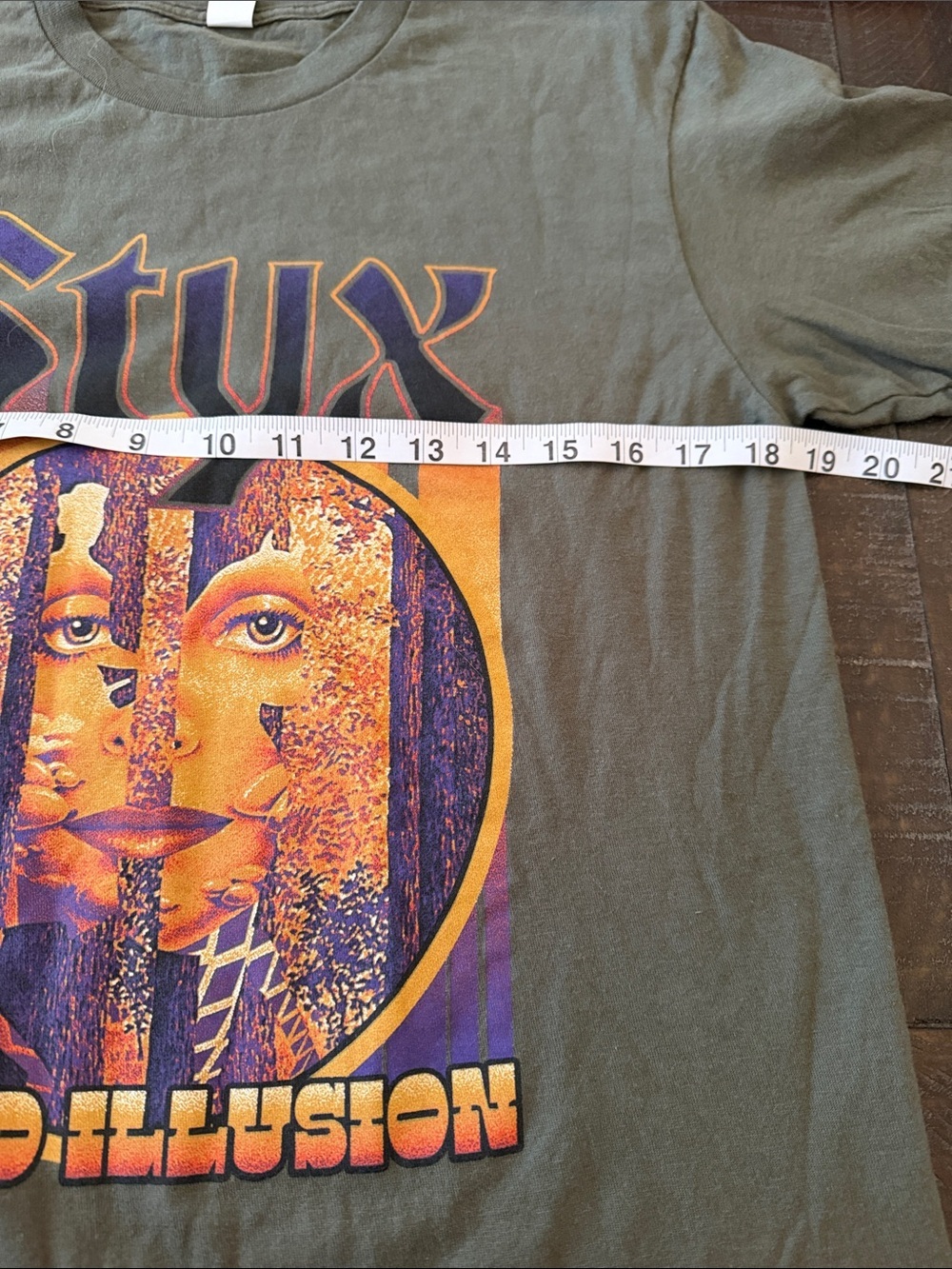 Styx Tour T-Shirt The Grand Illusion - Picture 4 of 5